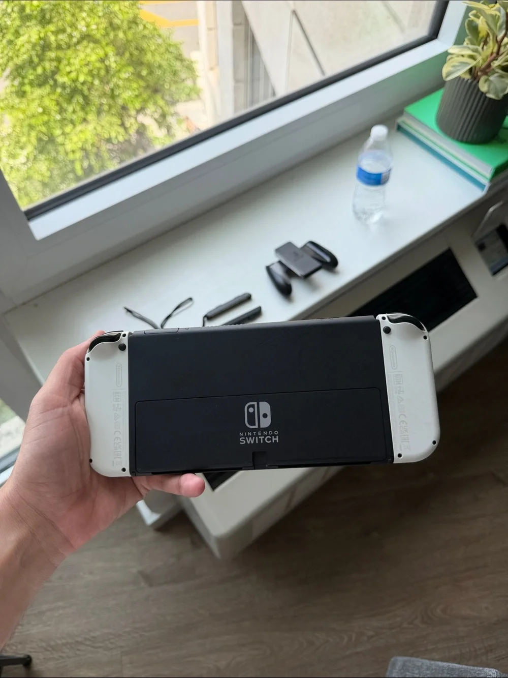 Nintendo Switch OLED with White Joy-Con Controllers
